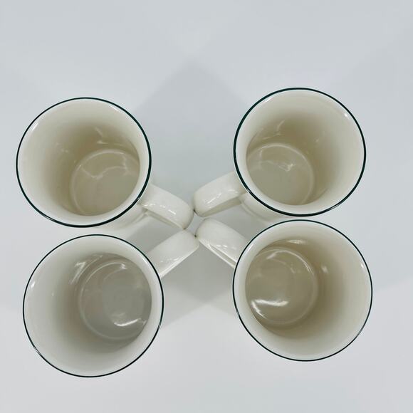 Pfaltzgraff Winterberry Ceramic Tea Cups / Coffee Mugs 4" Tall - Set of 4 - GUC - Picture 6 of 11